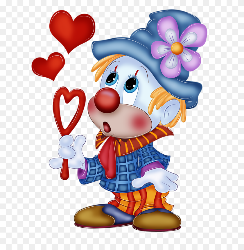 632x800 Tcirk Clipart, Cards And Album - Scary Clown Clipart