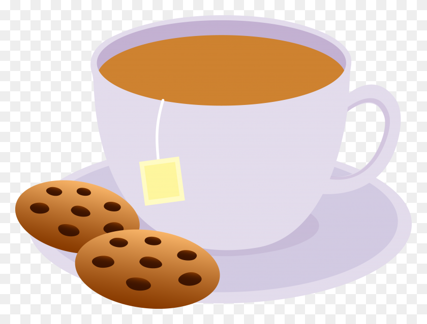 4908x3648 Tea And Cookies Clip Art - Scone Clipart