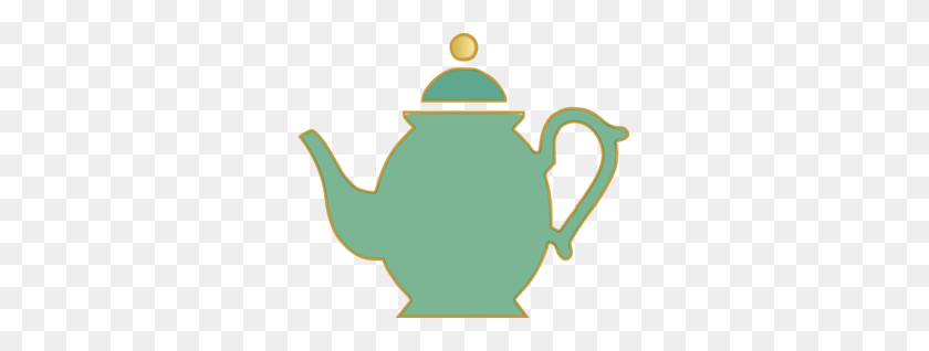 299x258 Tea Clipart Teapot - Pot Of Gold Clipart