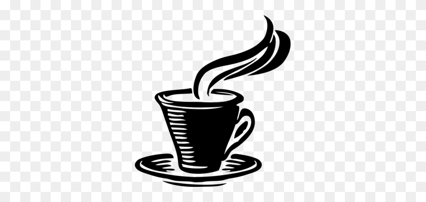307x340 Tea Coffee Fizzy Drinks Download Beverages - Latte Clipart