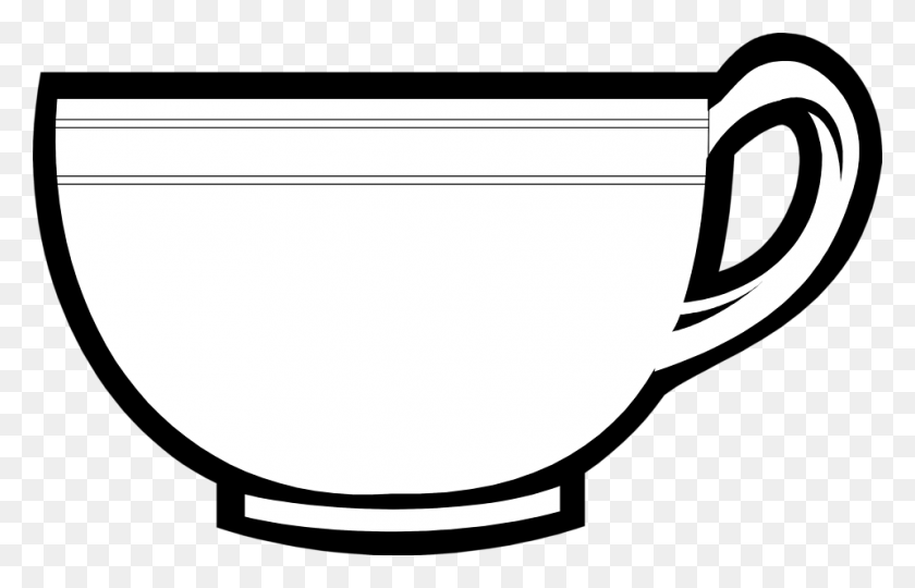 958x590 Tea Cup Clip Art - Stacked Teacups Clipart