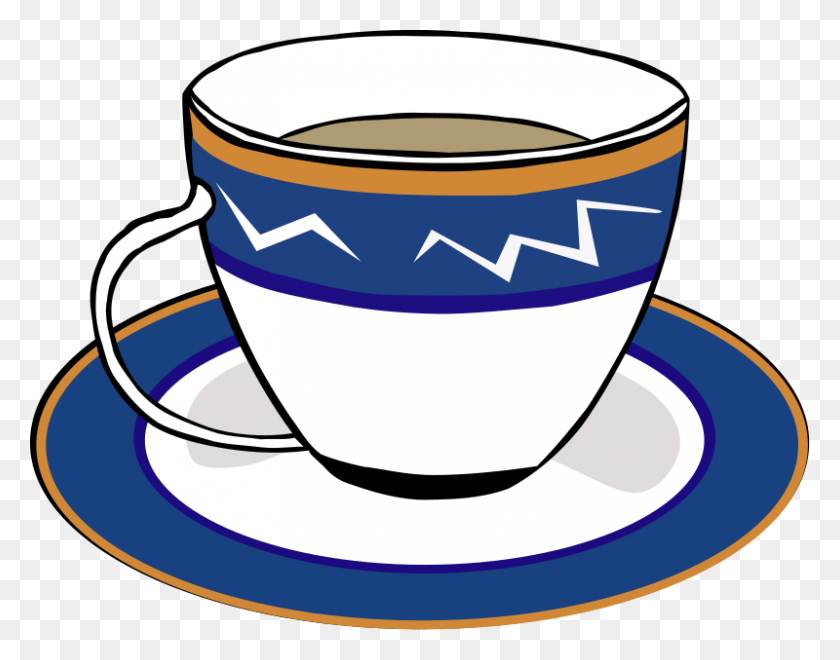 800x616 Знак Чашки Чая - Старинные Чашки Клипарт