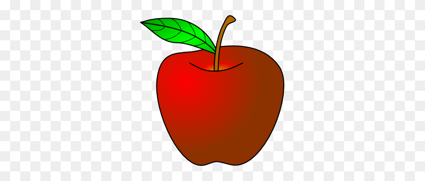 285x299 Teacher Apple Clipart - Free Food Clipart For Teachers