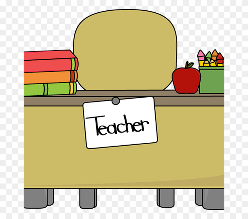 Teacher S Desk Clip Art Teacher S Desk Vector Image Teacher Clip