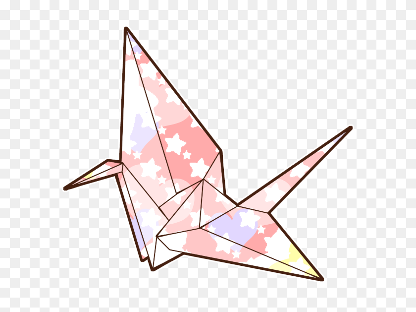 645x569 Recursos Didácticos Para Hiroshima Japanese Joy Origami - Origami Crane Clipart