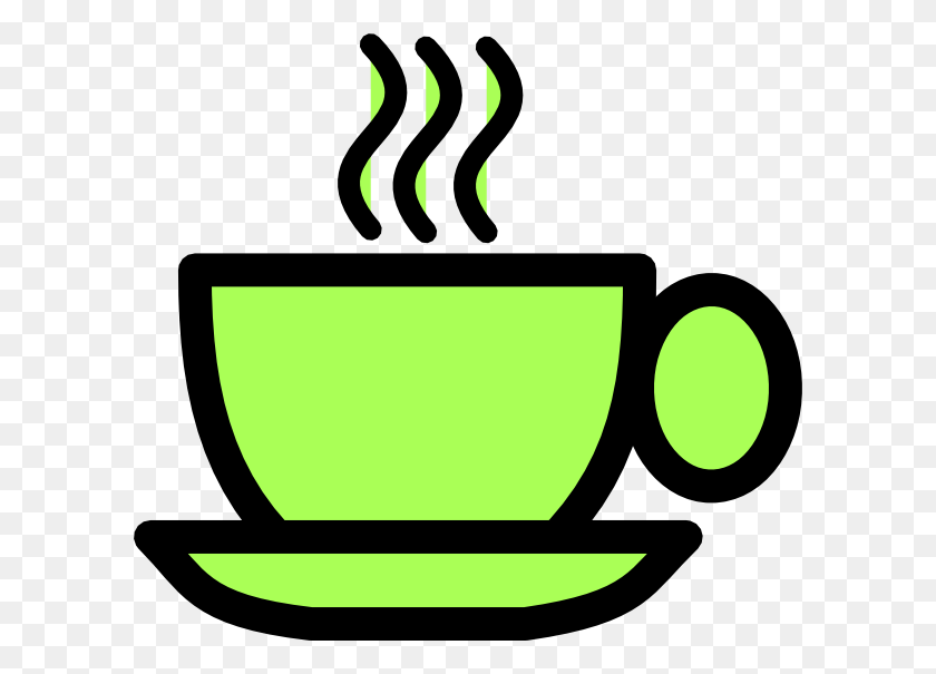 600x545 Чашка Клипарт Зеленый Чай - Коллекционный Клипарт