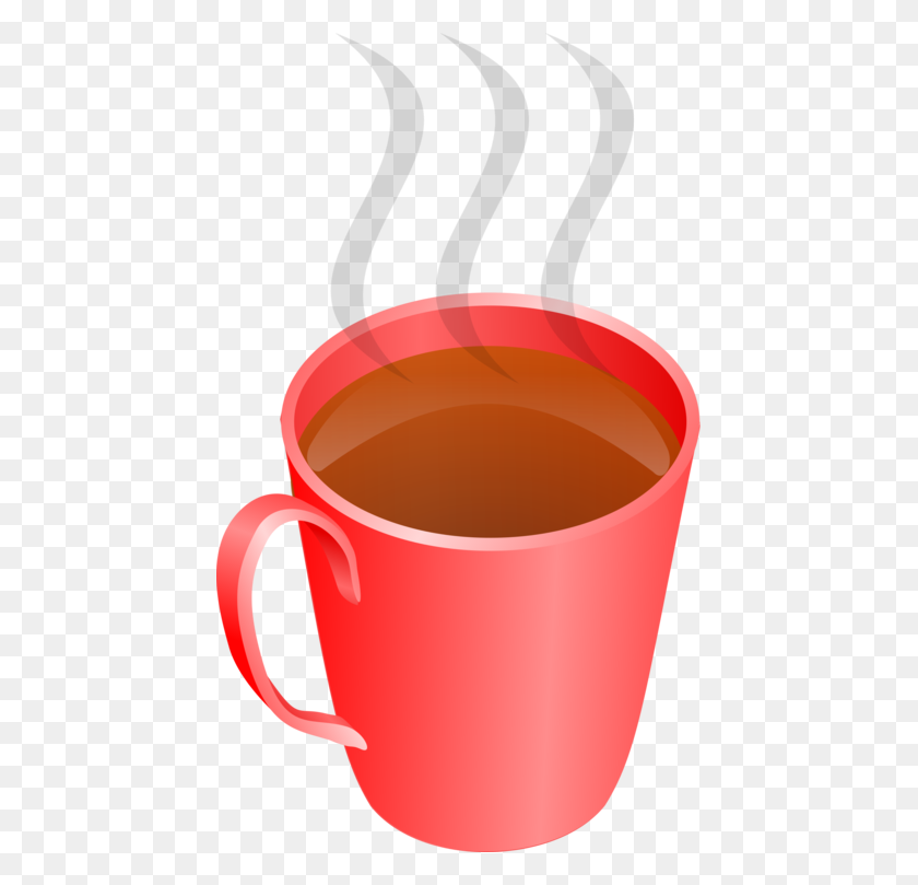 443x749 Teacup Coffee Cup Mug - Sweet Tea Clipart