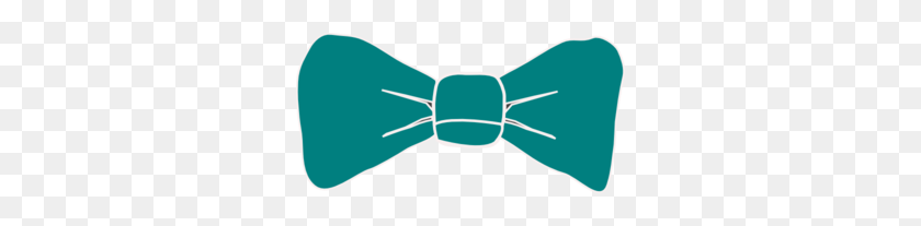 300x147 Teal Bow Tie Clip Art - Striped Tie Clipart