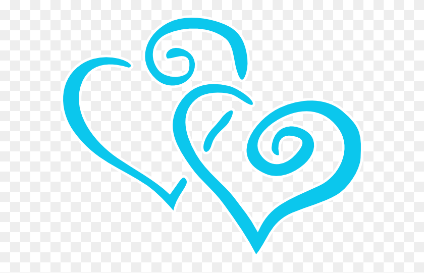 600x481 Teal Clipart Cool Heart - Clipart Cool
