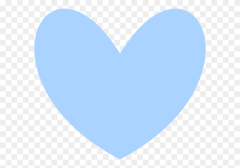 600x529 Teal Clipart Solid Heart - Simple Heart Clipart