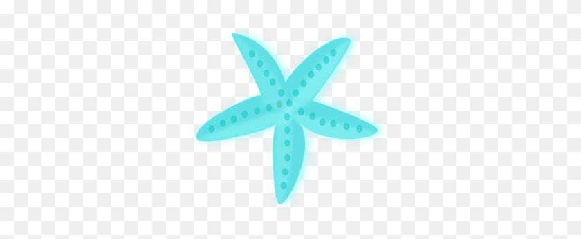 300x286 Teal Starfish Png, Clip Art For Web - Starfish Clipart Free