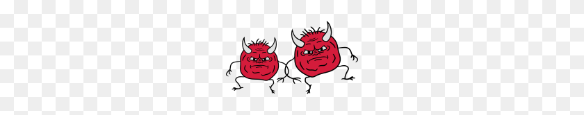 190x106 Team Child Angry Papa Young Devil Satan Demon Horn - Demon Horns PNG