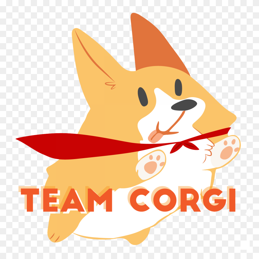 1300x1300 Team Corgi Logo - Corgi PNG