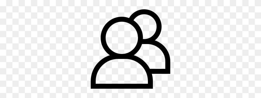 256x256 Team Icon Outline - People Icon PNG