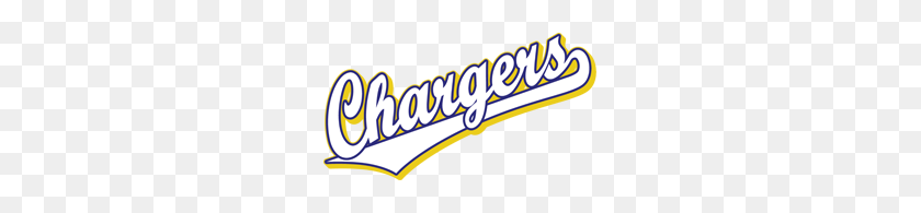 250x135 Team Pride Chargers Team Script Logo - Chargers Logo PNG