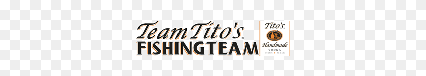 329x91 Team Titos Handmade Vodka Fishing Team - Titos Vodka Logo PNG