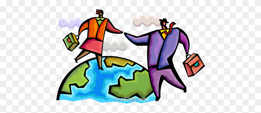 480x304 Teamwork And Cooperation Royalty Free Vector Clip Art Illustration - Team Work Clipart