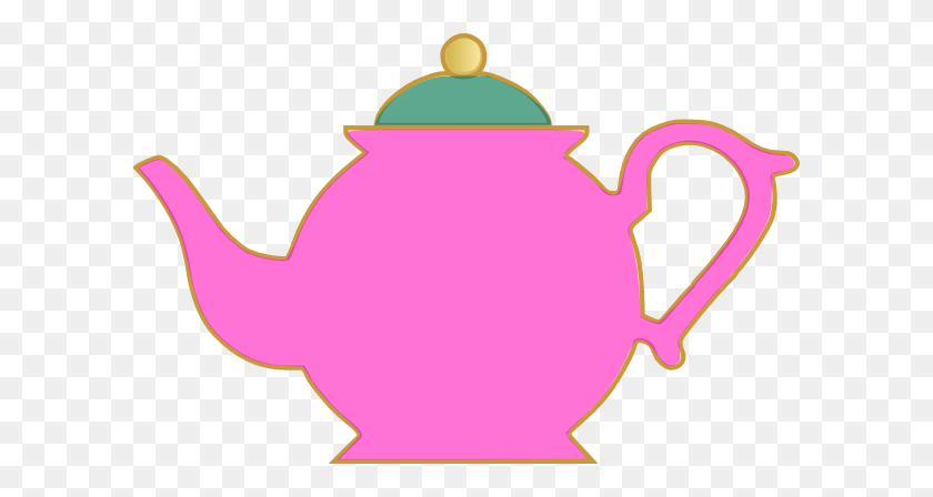 600x388 Teapot Clip Art - Tea Party Clip Art