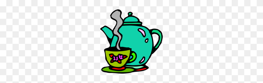 200x205 Teapot Clip Art - Teacup Clip Art