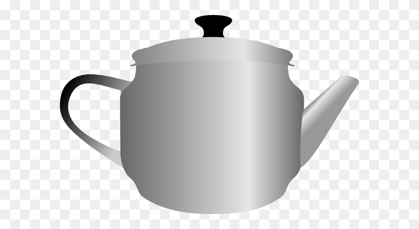 600x399 Teapot Clip Art - Teapot Clipart Black And White