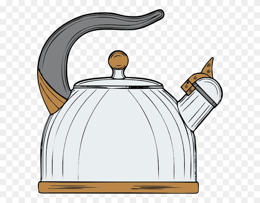 600x598 Teapot Clip Art - Crockpot Clipart
