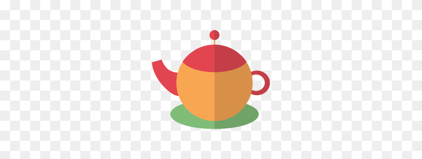 256x256 Teapot Clipart Orange - Teapot Images Clipart