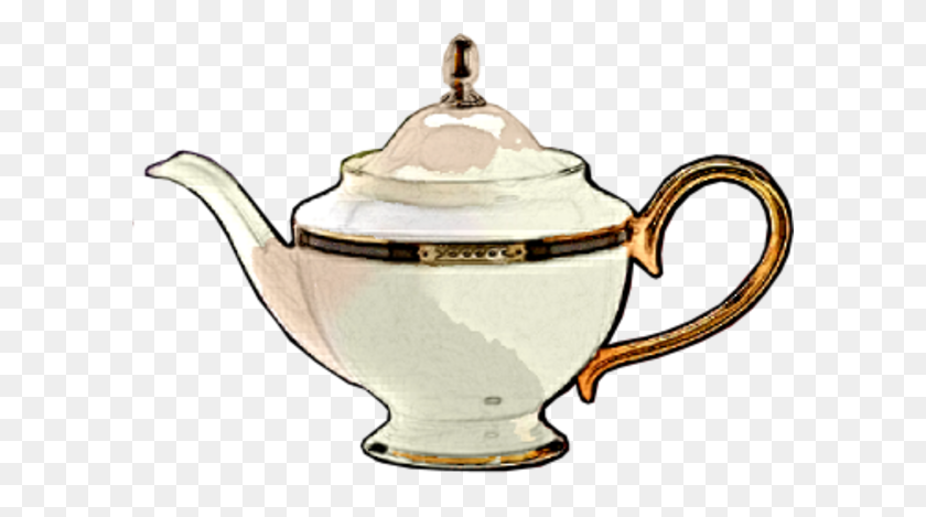 600x409 Teapot Free Images - Teapot Clipart