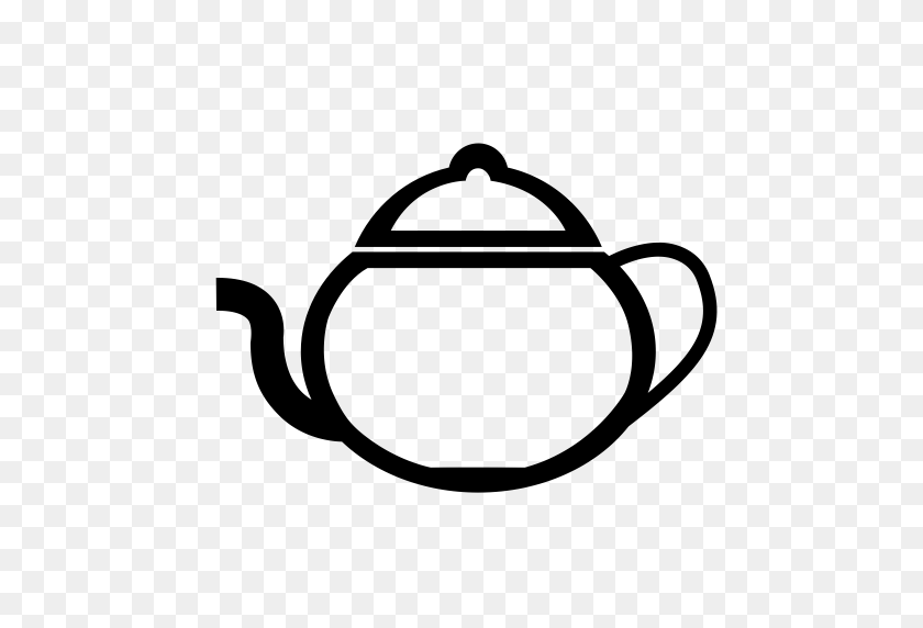 512x512 Чайник, Японский Чайник, Иконка Кухонной Утвари С Png И Вектором - Кухонные Принадлежности Клипарт