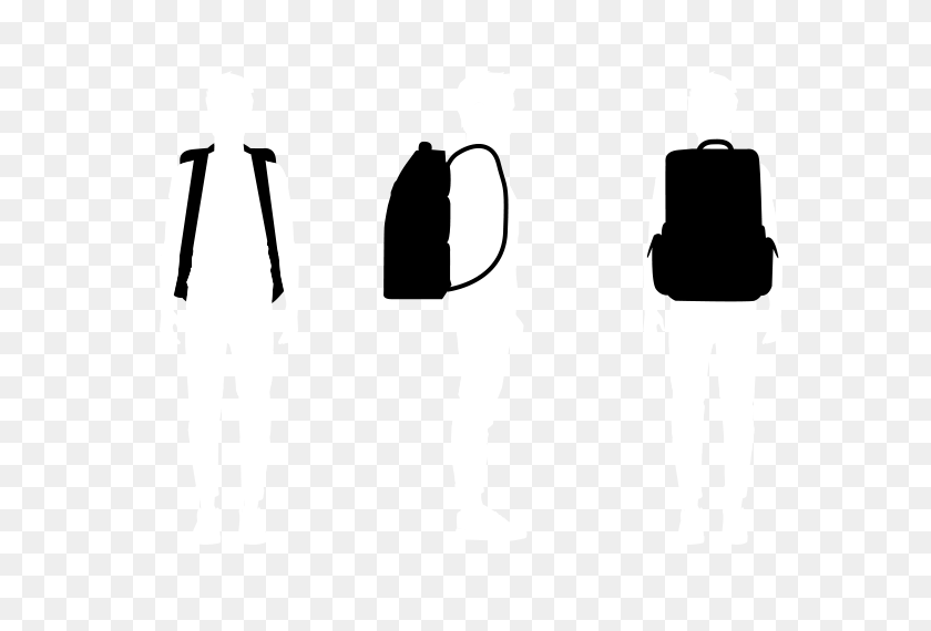 725x510 Tech Bags - Backpack On Hook Clipart