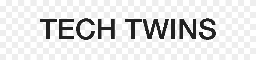 585x139 Tech Twins - Logotipo De Twins Png