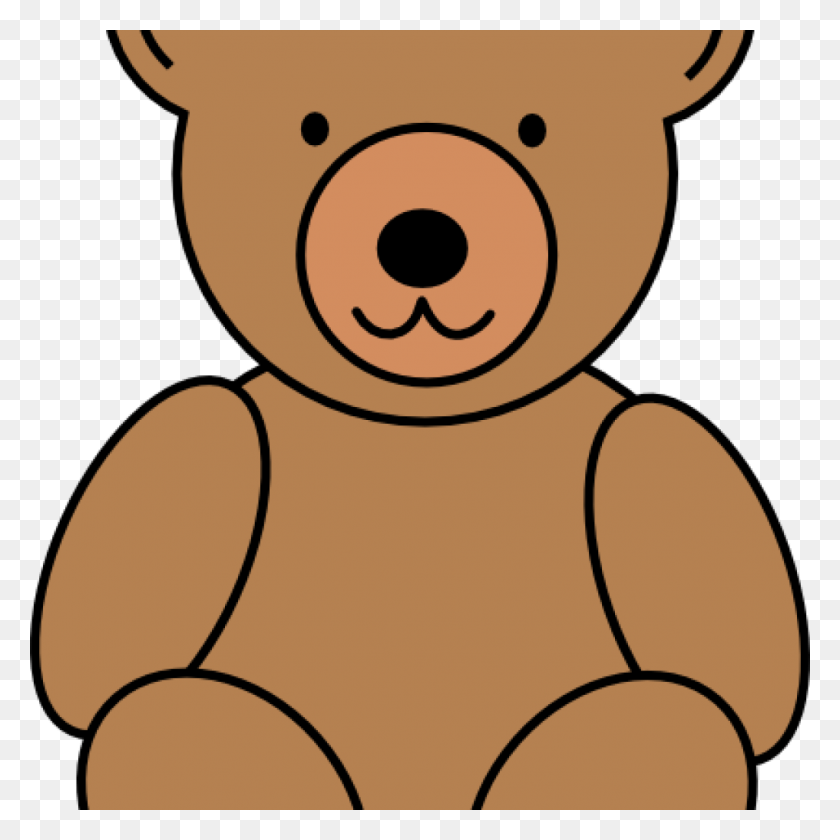 1024x1024 Teddy Bear Clip Art Free Birthday Clipart House Clipart Online - Free Baby Animal Clipart