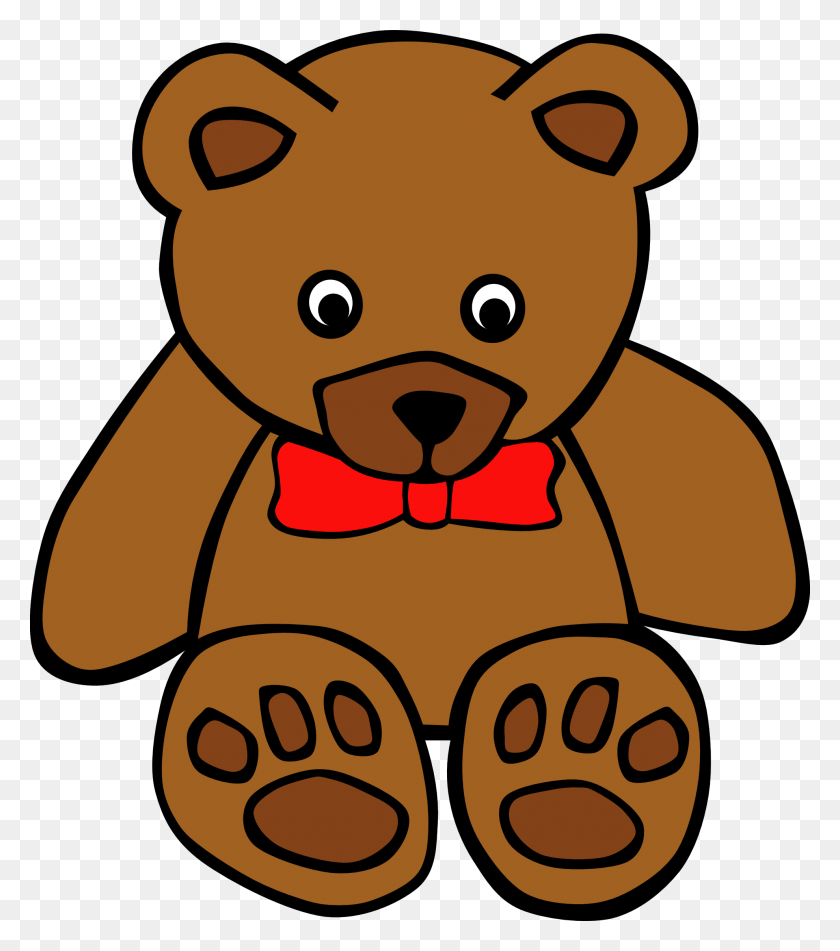 1979x2263 Teddy Bear Clipart - Grizzly Bear Clipart Black And White