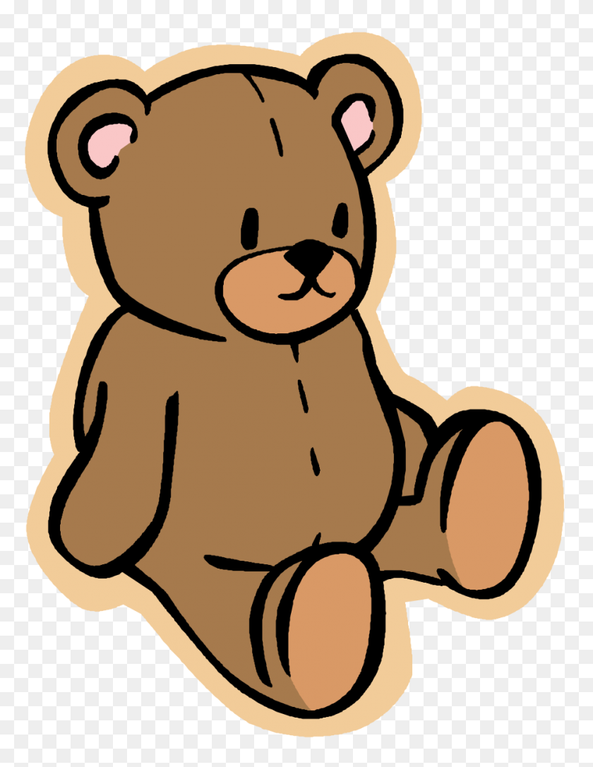935x1230 Teddy Bear Clipart Transparent Background - Overalls Clipart