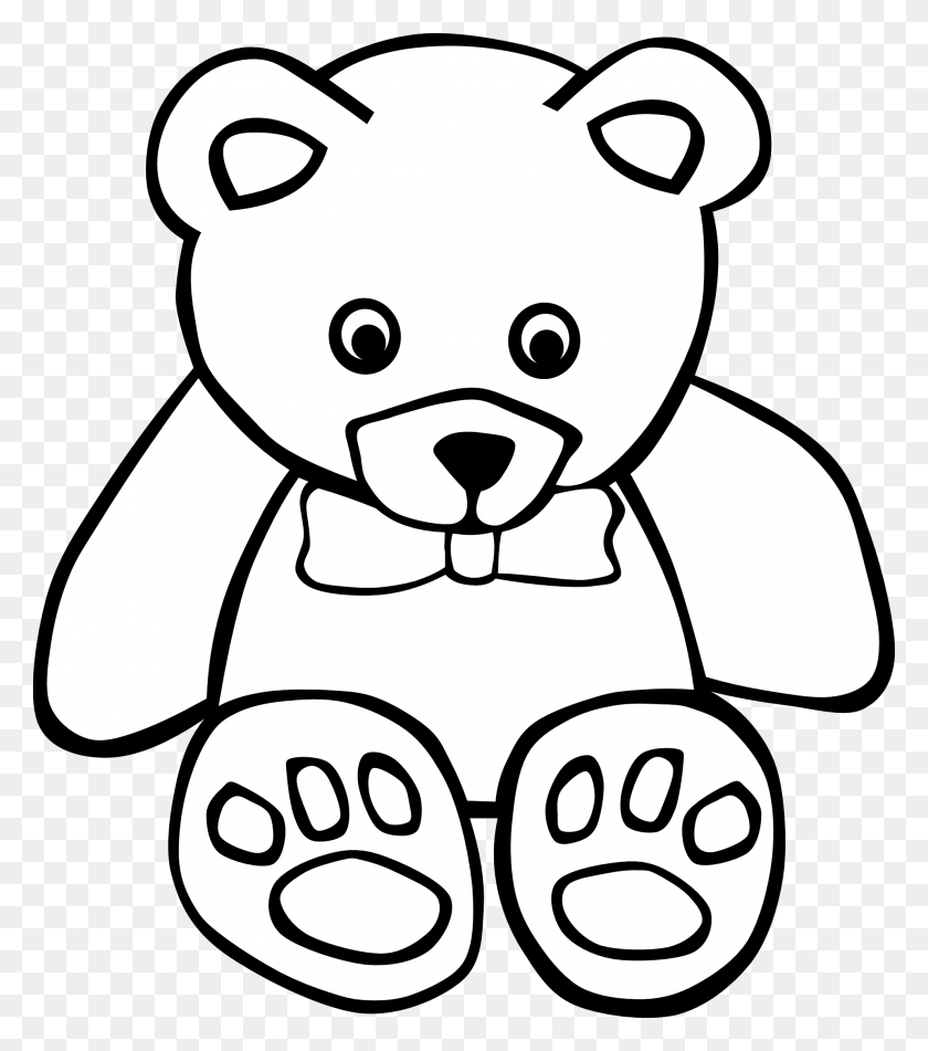 1979x2263 Teddy Bear Coloring - Teddy Bear Clip Art Free