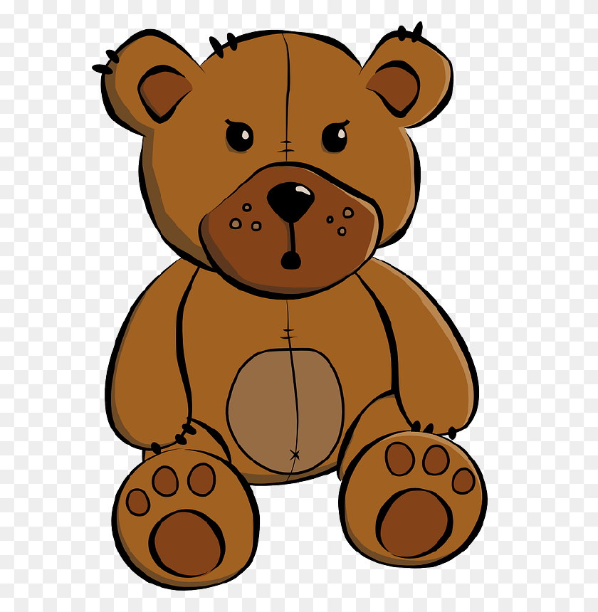 582x800 Teddy Bear Counters Clipart Clip Art Images - Vintage Animal Clipart