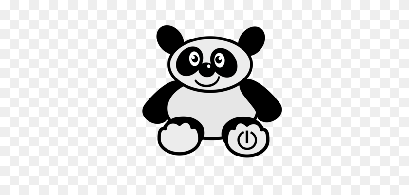 340x340 Oso De Peluche Muñeco Panda Gigante Me To You Bears - Bear Cub Clipart Blanco Y Negro