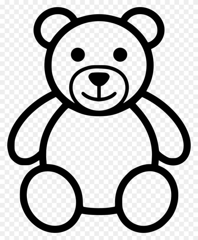 798x980 Teddy Bear Png Icon Free Download - Teddy Bear PNG