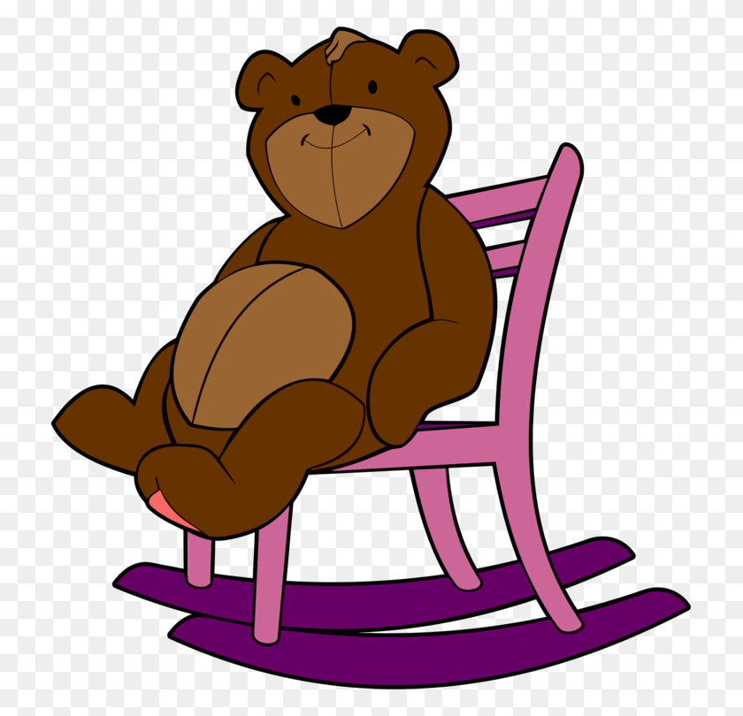 723x750 Teddy Bear Rocking Chairs Toy - Rocking Chair Clipart