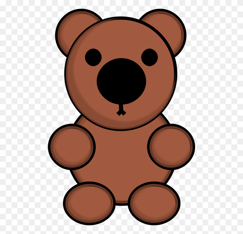510x750 Teddy Bear Snout - Baby In Blanket Clipart