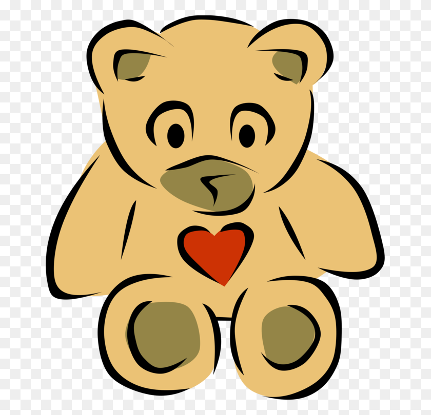 661x750 Teddy Bear Stuffed Animals Cuddly Toys Brown Bear Free - Hibernating Bear Clipart