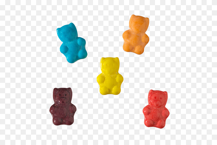 500x500 Мишки Тедди Прессованные Конфеты - Мармеладные Мишки Png