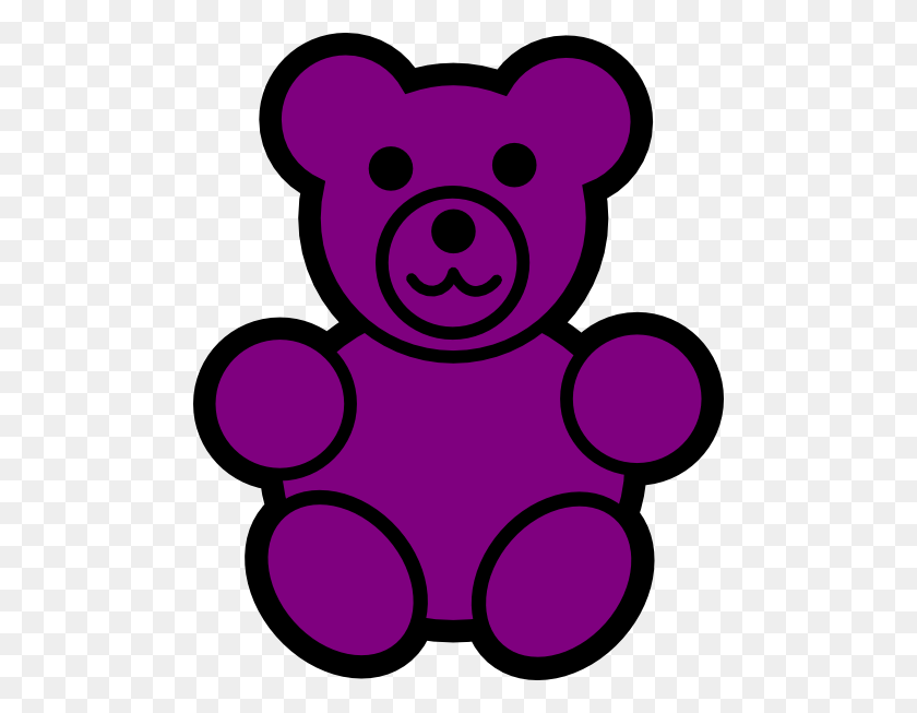 486x593 Teddy Clipart Gummy Bear - Christmas Teddy Bear Clipart