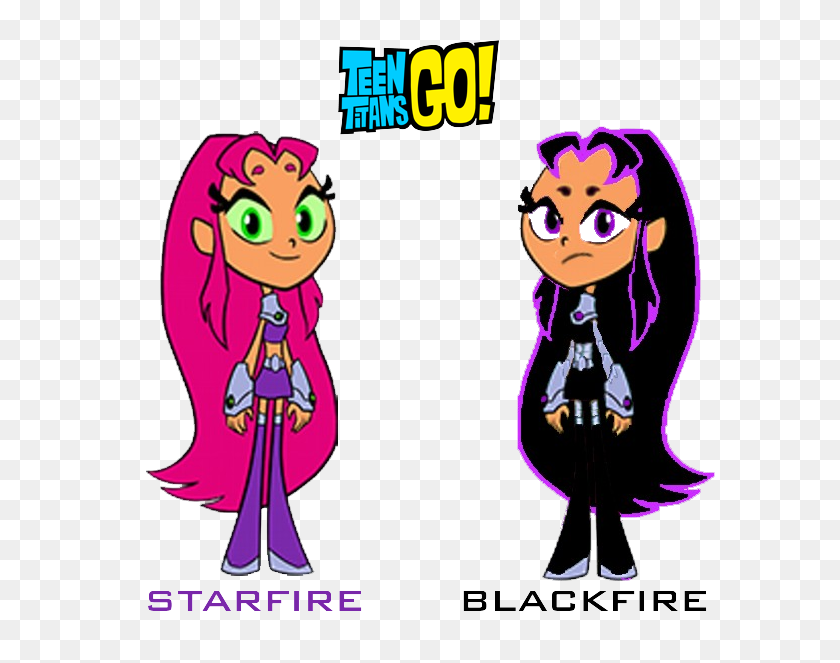 Teen Titans Go Starfire And Black Fire Comic
