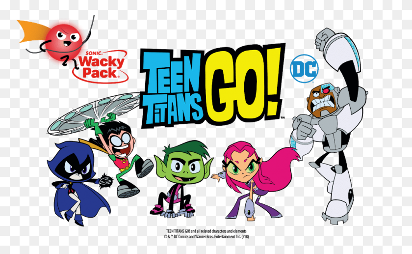 1000x586 Teen Titans Go! Juguetes Chibi - Teen Titans Go Png