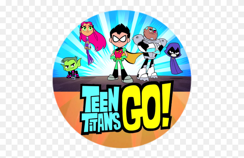 486x486 Teen Titans Go! Puppets Whaaat Batterypop - Teen Titans Go PNG