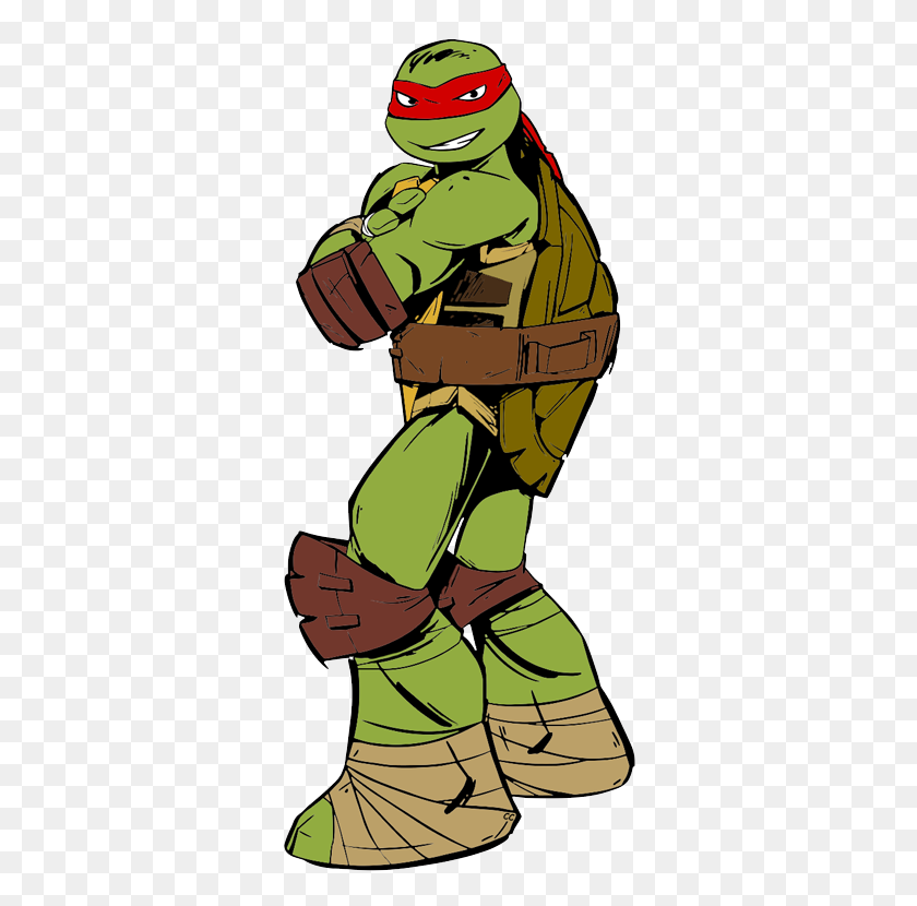 338x770 Teenage Mutant Ninja Turtles Clip Art Cartoon Clip Art - Ninja Turtle Clip Art