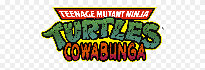 504x227 Teenage Mutant Ninja Turtles Cowabunga - Tmnt Logo PNG
