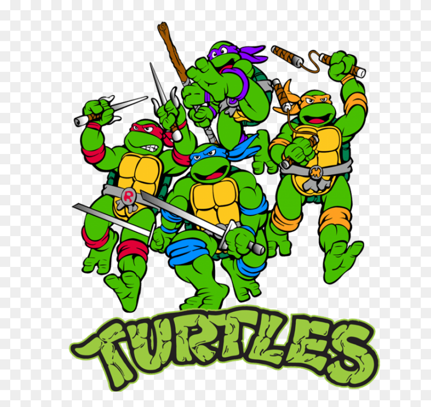 850x799 Teenage Mutant Ninja Turtle's Png - Tortugas Ninja Png