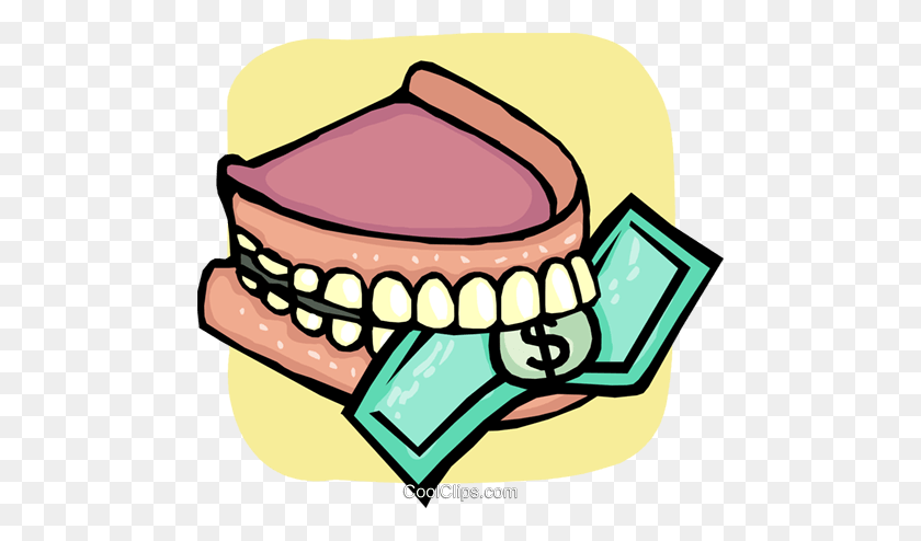 480x434 Teeth And Oral Hygiene Royalty Free Vector Clip Art Illustration - Tooth Images Clip Art