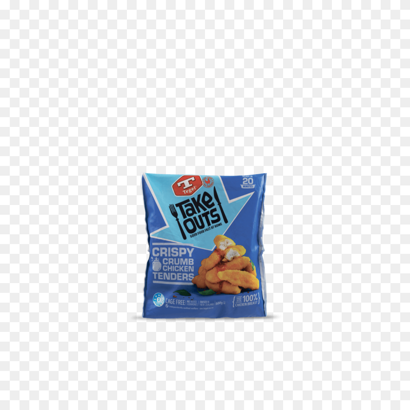 1200x1200 Tegel Free Range Crispy Cracker Crumbed Chicken Tenders - Chicken Tenders PNG